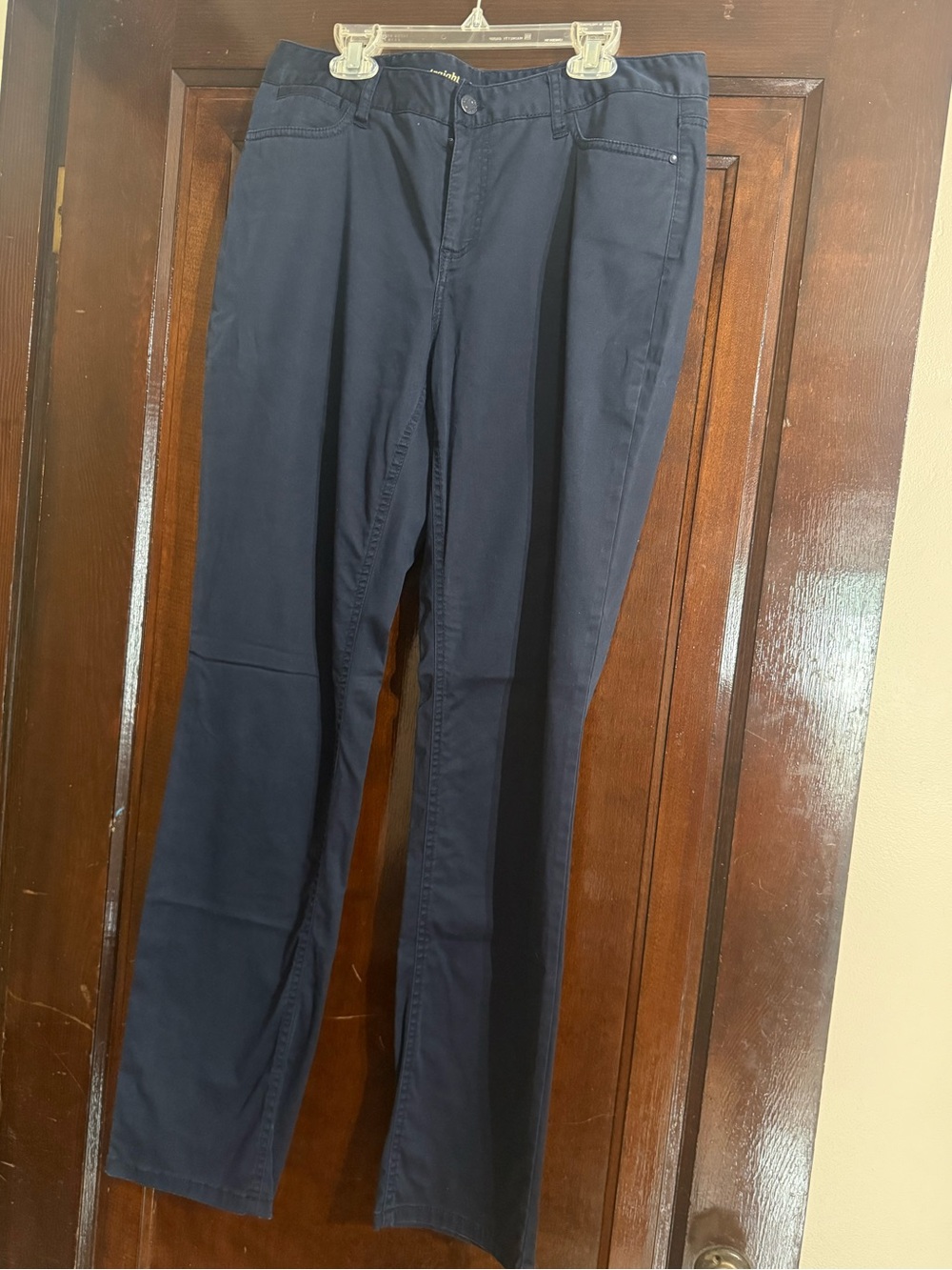 Talbots Navy Blue Signature Straight Pants 👖